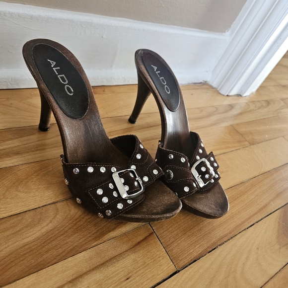 Aldo Shoes - Aldo y2k wood heels